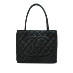Chanel Caviar Medallion Tote Bag