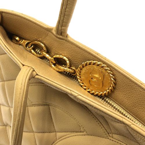 Chanel Caviar Medallion Tote, Chanel Handbags