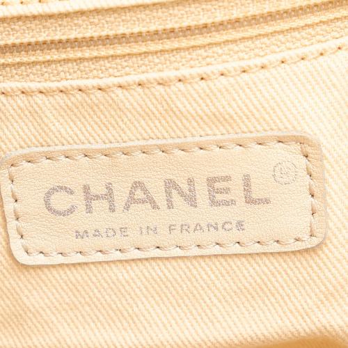 Chanel Chevron Canvas Shoulder Bag