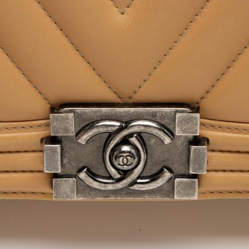 Chanel Chevron Lambskin New Medium Boy Bag