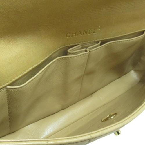 Chanel Choco Bar East West Flap Bag
