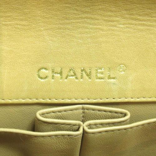 Chanel Choco Bar East West Flap Bag
