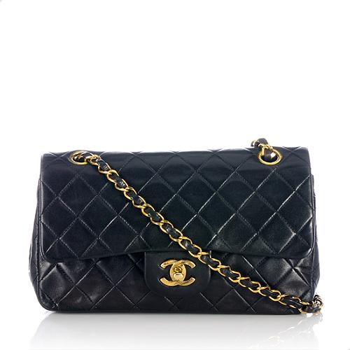 Chanel Classic 2.55 Quilted Lambskin Small Double Flap Shoulder Bag