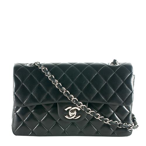 Chanel Classic 2.55 Quilted Lambskin Small Double Flap Shoulder Handbag
