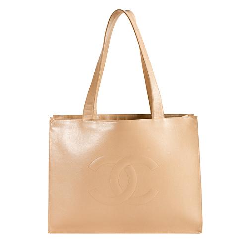 Chanel Classic Caviar Leather Shopping Tote