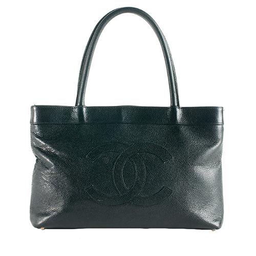 Chanel Classic Caviar Leather Shopping Tote