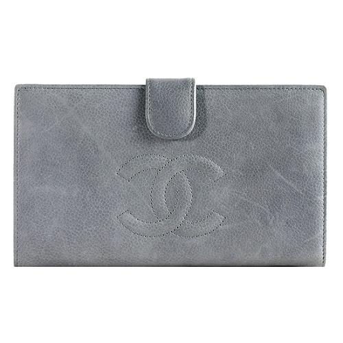 Chanel Classic Caviar Leather Wallet