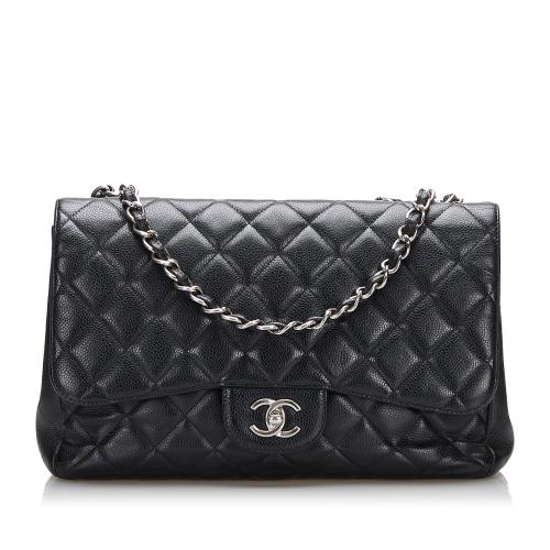 Chanel Classic Jumbo Caviar Single Flap