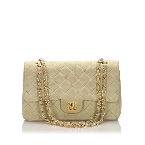 Chanel Nubuck Classic Medium Double Flap Bag