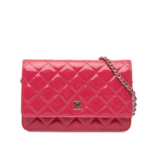 Chanel Classic Patent Wallet On Chain