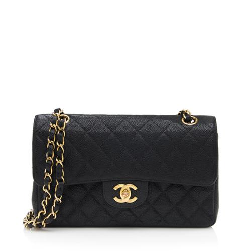 Chanel Caviar Leather Classic Small Double Flap Bag