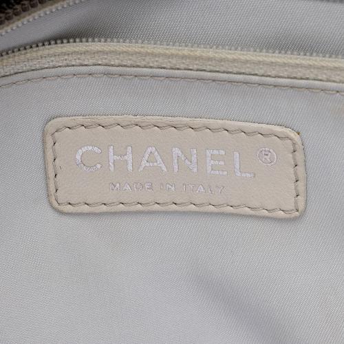 Chanel Coated Canvas Paris Biarritz Small Tote