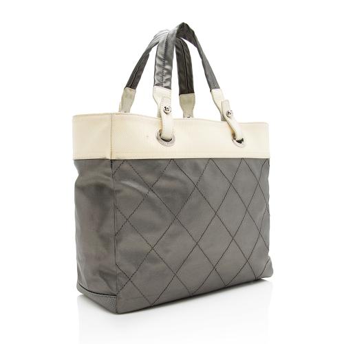 Chanel Coated Canvas Biarritz Tote
