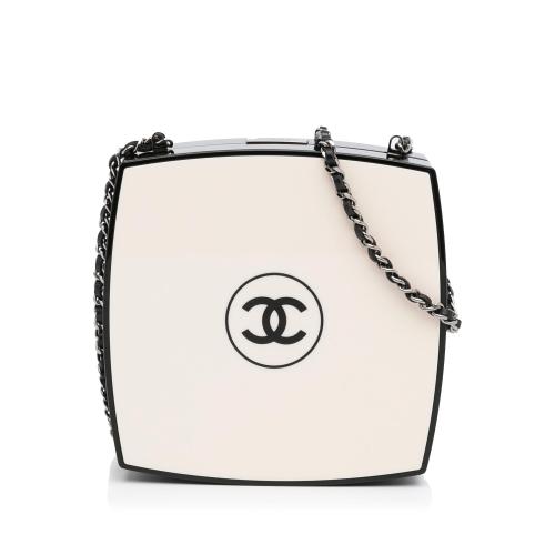 Chanel Compact Powder Minaudiere Plexiglass, Chanel Handbags