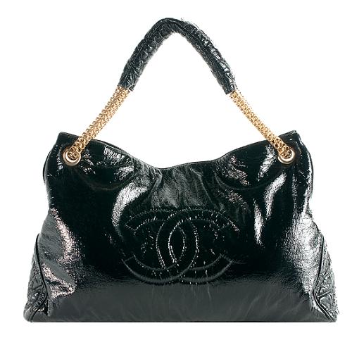 Chanel Vinyl Large Shopping Tote