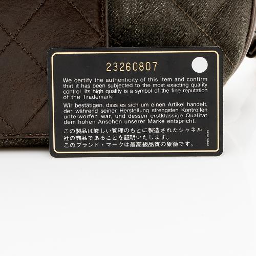 Chanel Denim Calfskin CC Drawstring Backpack, Chanel Handbags