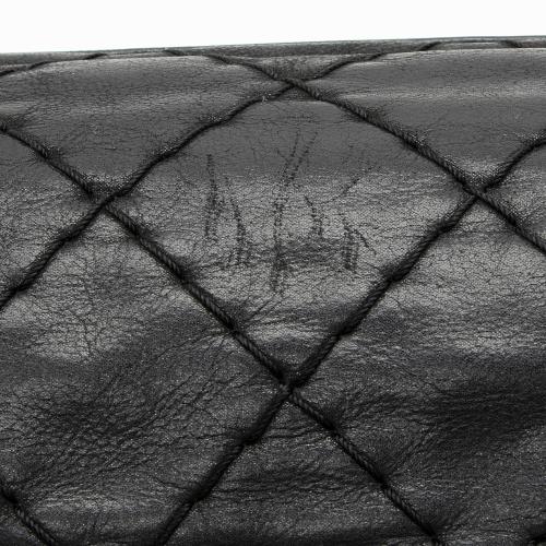 Chanel Distressed Calfskin Just Mademoiselle XL Bowler Bag