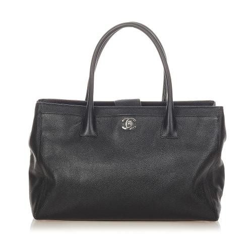 Chanel Executive Cerf Leather Tote Bag