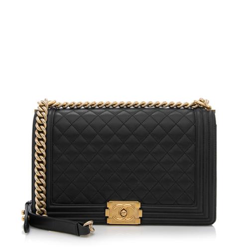 Chanel Calfskin New Medium Boy Bag