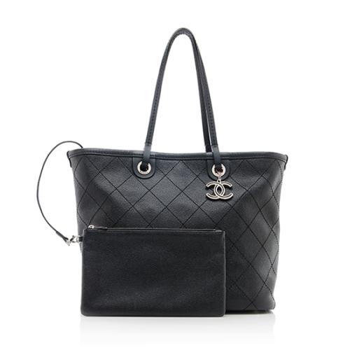 Chanel Grained Calfskin Shopping Fever Tote