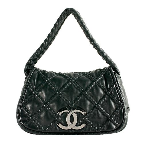 Chanel Hidden Chain Flap Shoulder Handbag