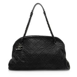 Chanel Iridescent Calfskin Just Mademoiselle XL Bowler Bag