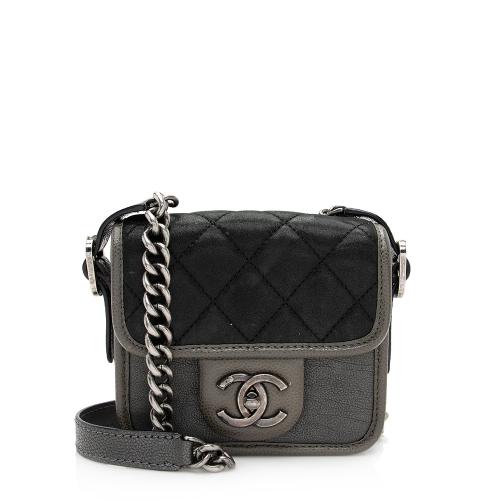 Chanel Iridescent Calfskin Paris Bombay Back to School Mini Flap Bag