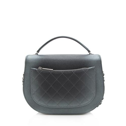 Chanel Iridescent Caviar Coco Curve Medium Shoulder Bag