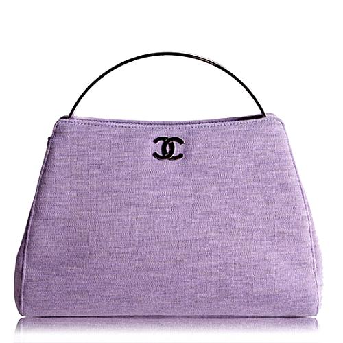 Chanel Jersey Small Satchel Handbag