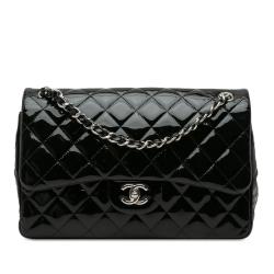 Chanel Jumbo Classic Patent Double Flap