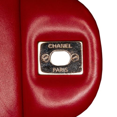 Chanel Jumbo Classic Perforated Lambskin Single Flap