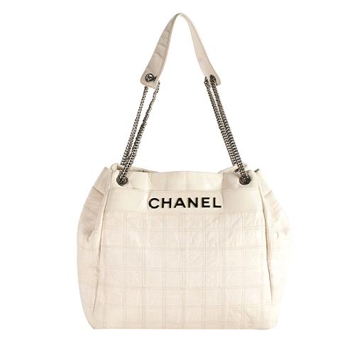 Chanel LAX Quilted Lambskin Small Tote