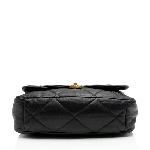 Chanel Lambskin 19 Maxi Flap Shoulder Bag