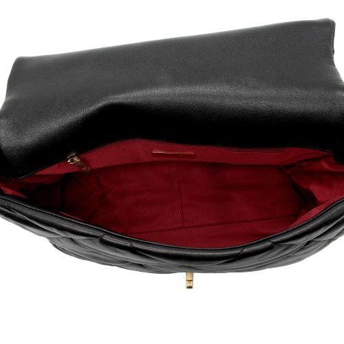 Chanel Lambskin 19 Maxi Flap Shoulder Bag