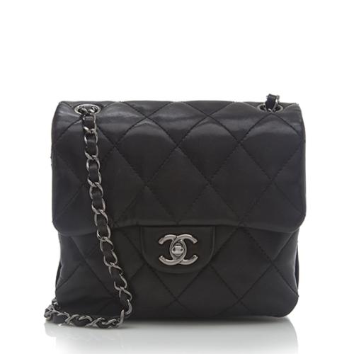 Chanel Lambskin 3 Mini Flap Shoulder Bag