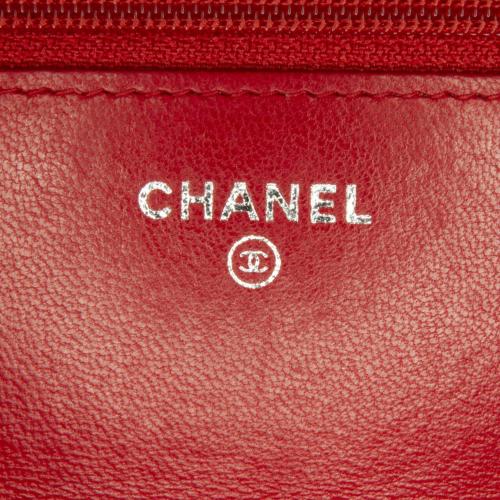 Chanel Lambskin Boy Wallet On Chain