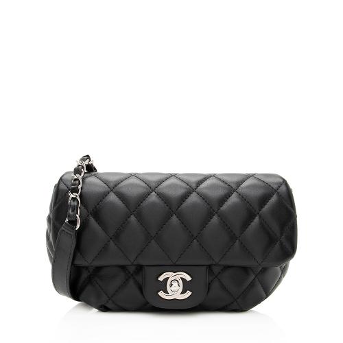 Chanel Lambskin CC Flap Belt Bag 