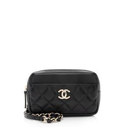 Chanel Lambskin CC Pouch Waist Bag