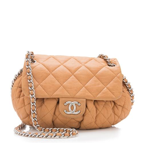 Chanel Lambskin Chain Around Medium Shoulder Bag