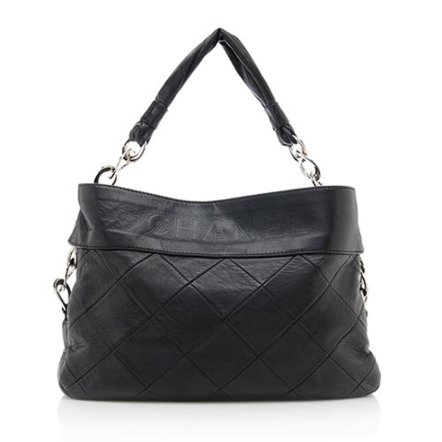 Chanel Quilted Lambskin Chain Hobo