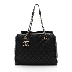 Chanel Lambskin Chic & Soft CC Large Shopping Tote