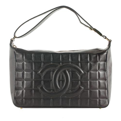 Chanel Lambskin Chocolate Bar Shoulder Bag