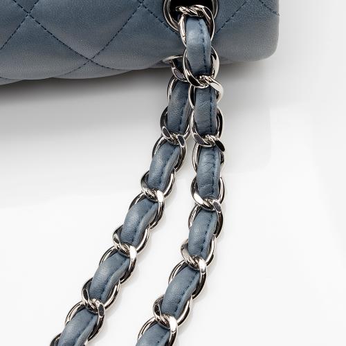 Chanel Lambskin Classic Jumbo Double Flap Shoulder Bag