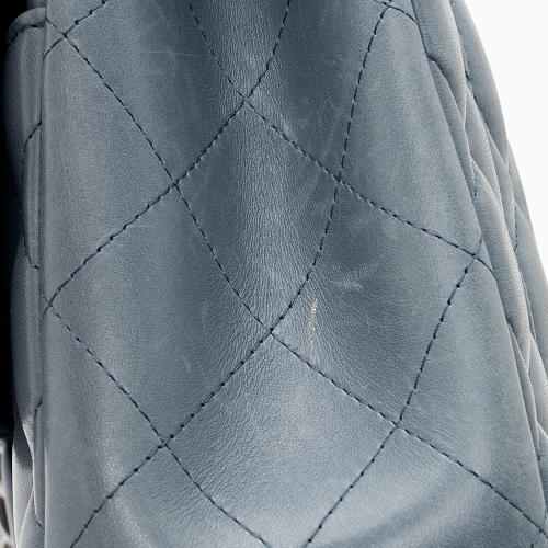 Chanel Lambskin Classic Jumbo Double Flap Shoulder Bag