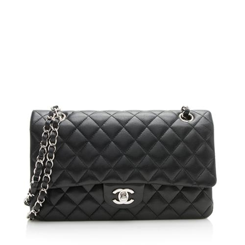 Chanel Lambskin Classic Medium Double Flap Bag