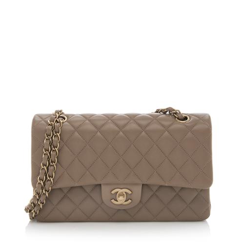 Chanel Lambskin Classic Medium Double Flap Bag