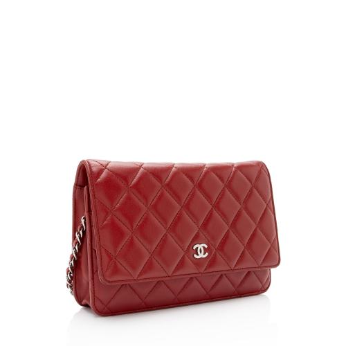 woc chanel red bag