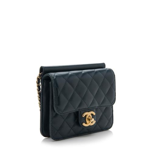 Chanel Lambskin Crossing Times Mini Flap Bag
