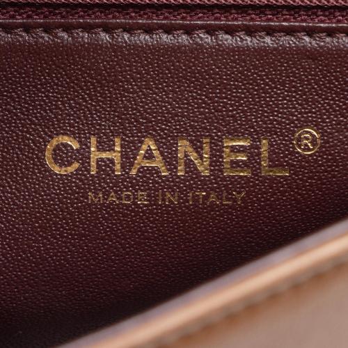 Chanel Lambskin Diamond CC Flap Bag