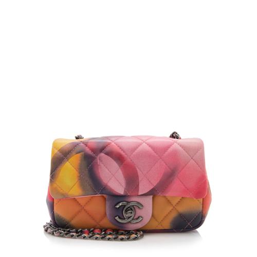 Chanel Lambskin Flower Power Extra Mini Flap Bag